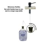 3rd image of Universal Soap Dispenser with Curved Nozzle in Matte Black