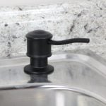 2nd image of Universal Soap Dispenser with Curved Nozzle in Matte Black