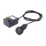 8th image of Kitchen Sink Top Mount Air Switch for Garbage Disposals in Matte Black