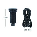 4th image of Kitchen Sink Top Mount Air Switch for Garbage Disposals in Matte Black