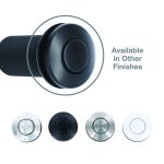 6th image of Kitchen Sink Top Mount Air Switch for Garbage Disposals in Matte Black