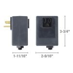 5th image of Kitchen Sink Top Mount Air Switch for Garbage Disposals in White