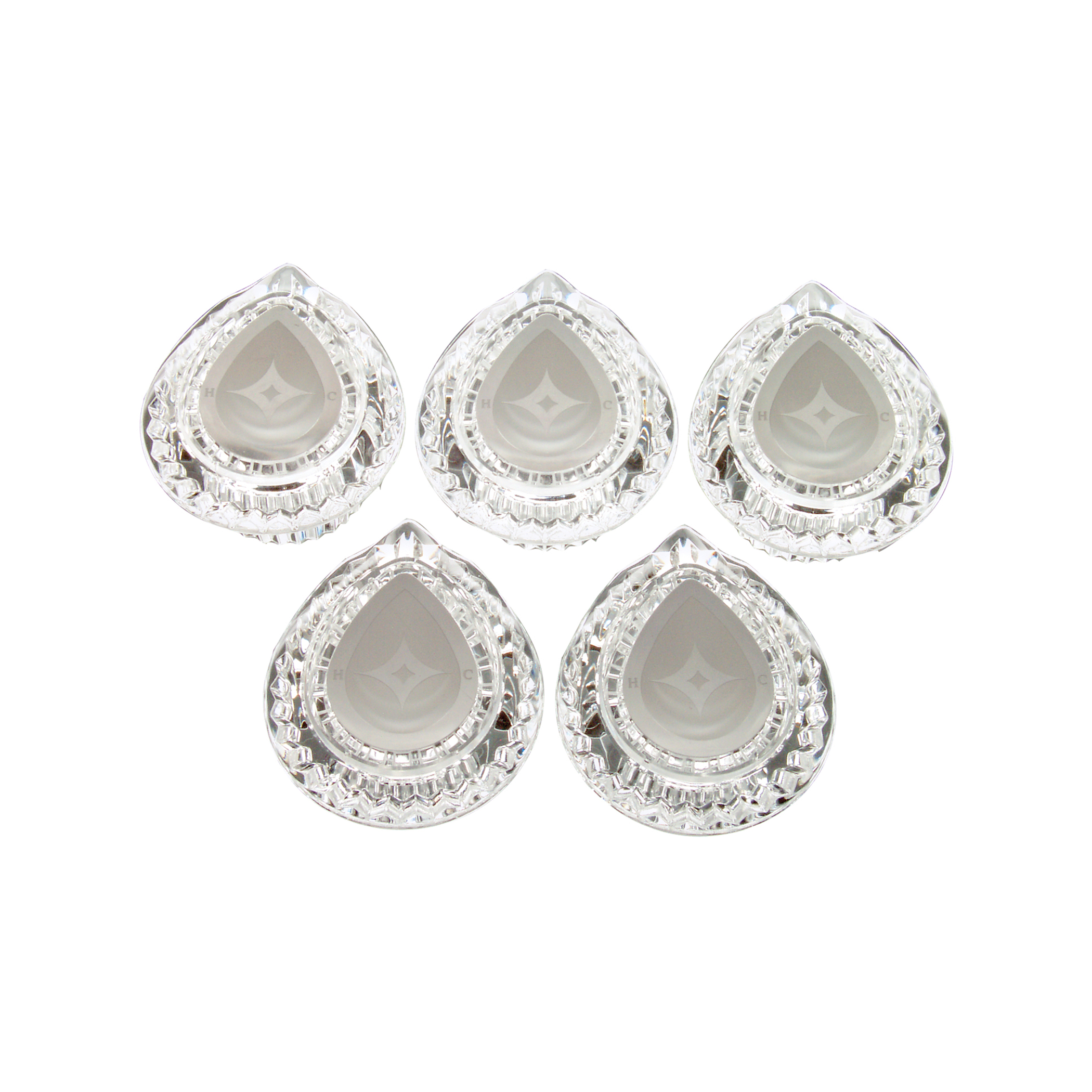 Tub & Shower Handles for Moen in Clear Acrylic (5-Pack)