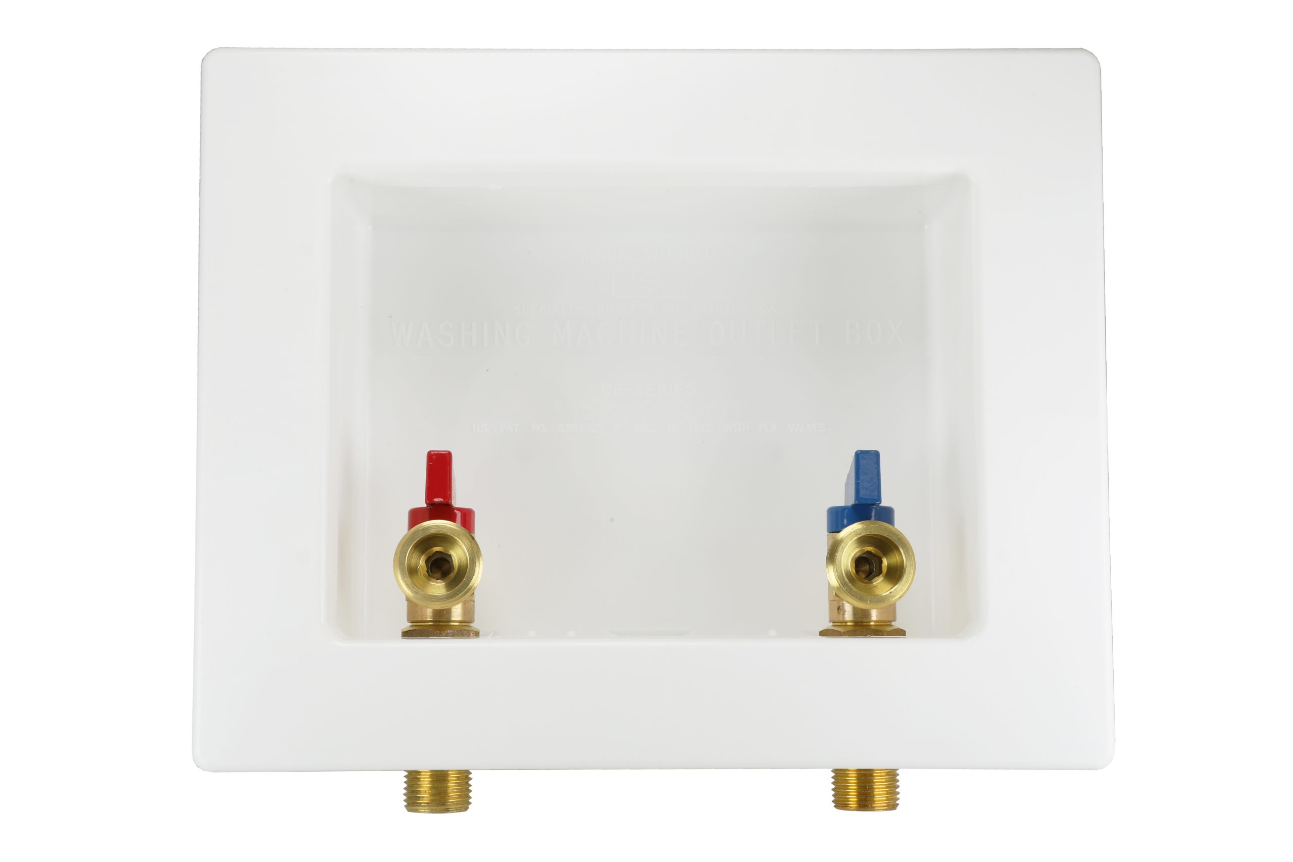 2-Valve Washing Machine Outlet Box