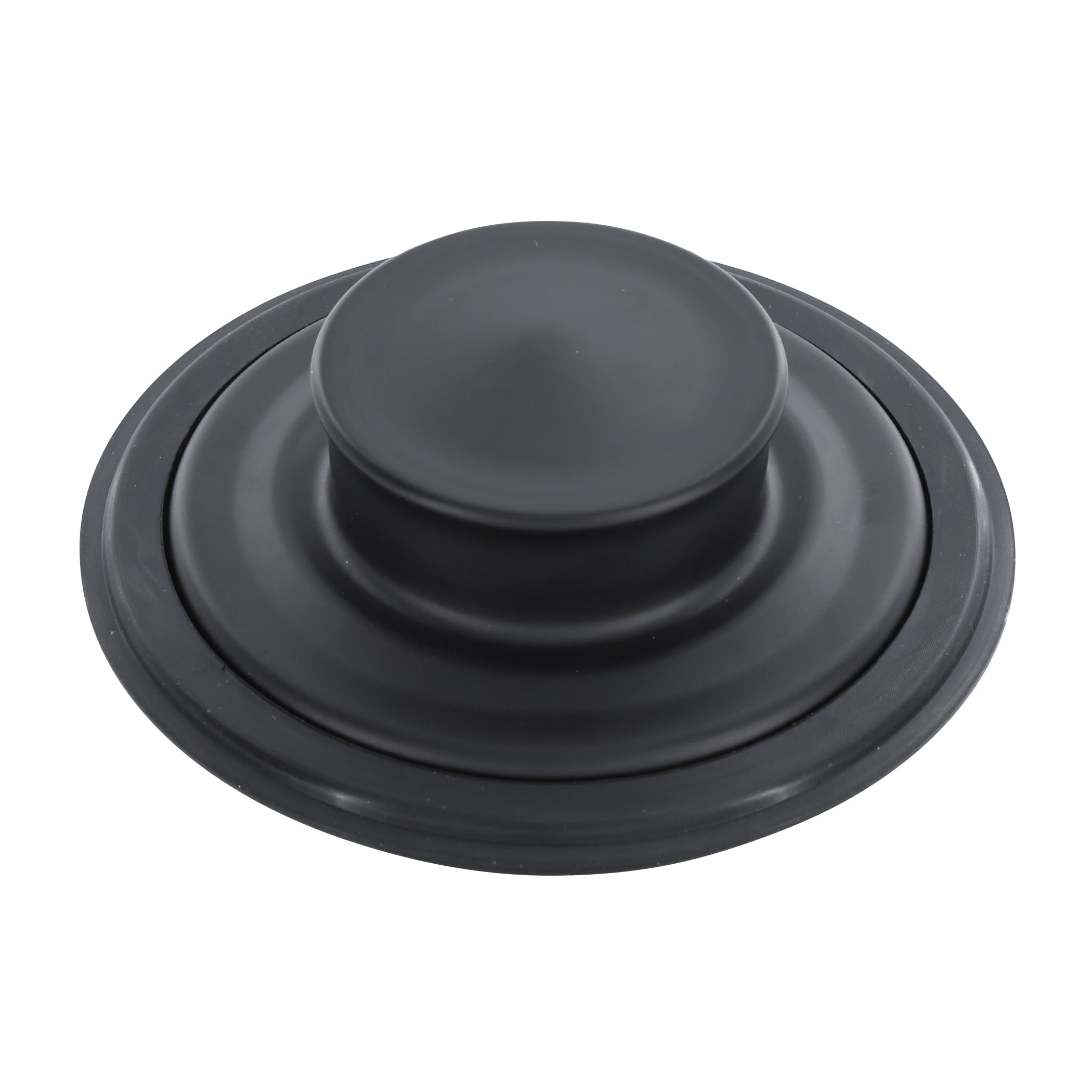 Kitchen Garbage Disposal Drain Stopper in Matte Black