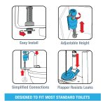 2nd image of Universal Water-Saving Toilet Repair Kit for 3-inch Flush Valve Toilets