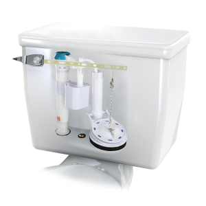 Complete Toilet Repair Kit for 3-inch Flush Valve Toilets