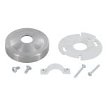 6th image of Shower Arm Bracket Stabilizer in Brushed Nickel