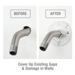 1st image of Shower Arm Bracket Stabilizer in Brushed Nickel