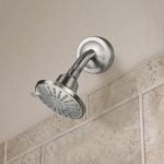 3rd image of Shower Arm Bracket Stabilizer in Brushed Nickel