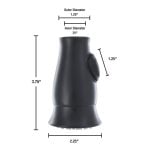 7th image of Smart Spray Pull Down Faucet Spray Head in Matte Black