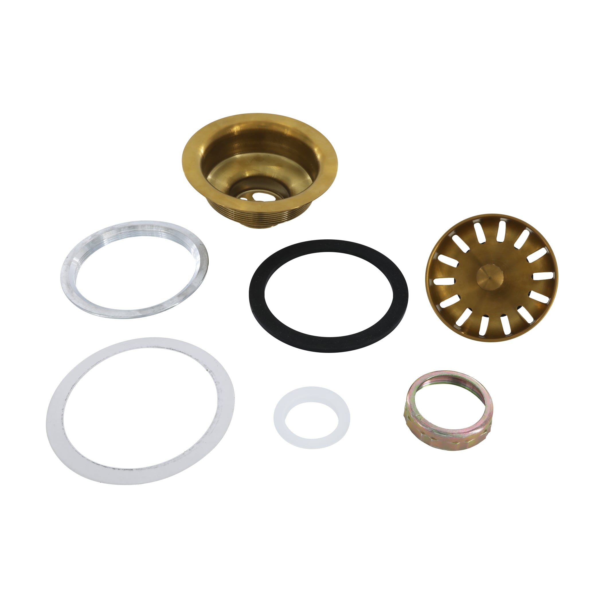 3rd image of 3-1/2 in. Basket Strainer Assembly in Brass 3rd image of 3-1/2 in. Basket Strainer Assembly in Brass