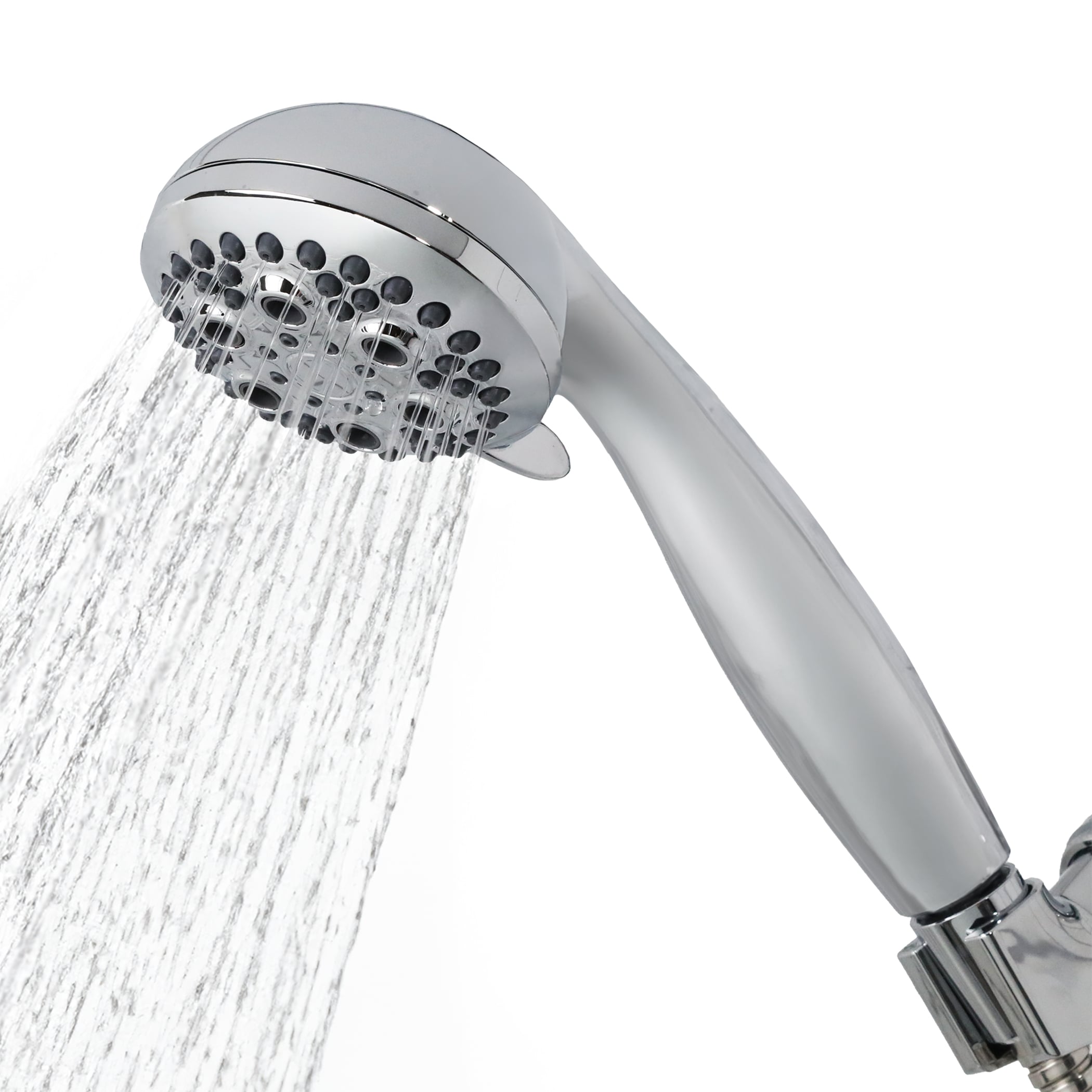 1st image of Multi-Function Massage Handheld Showerhead with Hose in Chrome 1st image of Multi-Function Massage Handheld Showerhead with Hose in Chrome