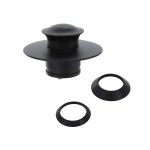EZ Drain Cover in Matte Black - Model 12355