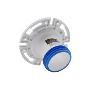 PushSeal – 3" Push-In Closet Flange with Seal in White PushSeal – 3" Push-In Closet Flange with Seal in White