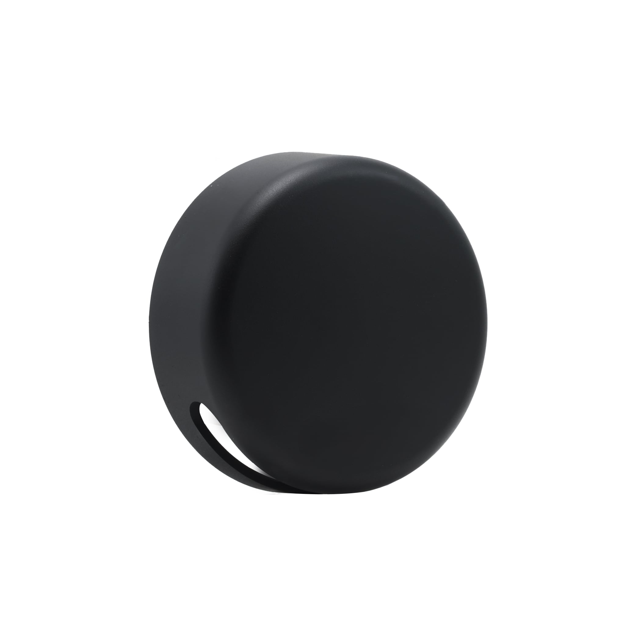 No Hole Bathtub Drain Overflow Plate in Matte Black